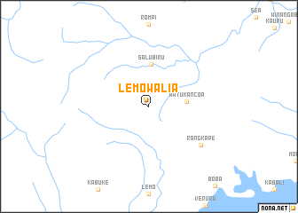 map of Lemowalia