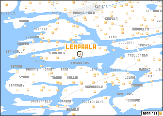 map of Lempäälä