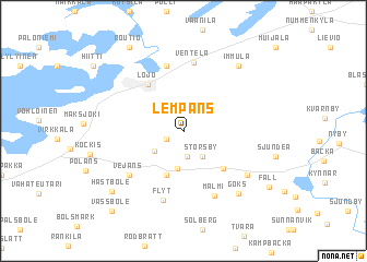 map of Lempans