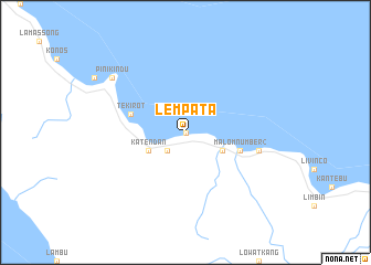 map of Lempata