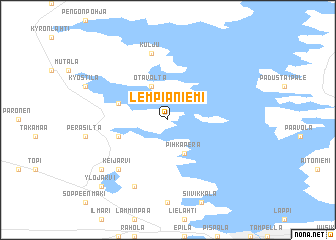 map of Lempiäniemi