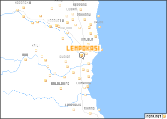 map of Lempokasi
