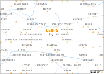 map of Lemps