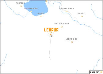 map of Lempur