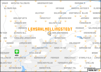 map of Lemsahl-Mellingstedt