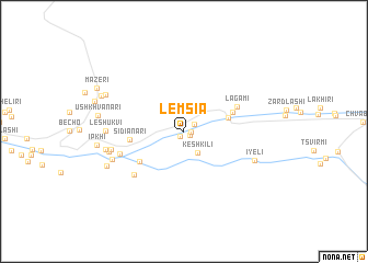 map of Lemsia