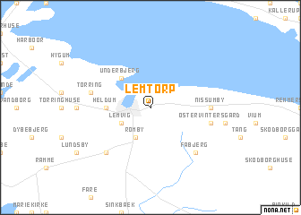 map of Lemtorp