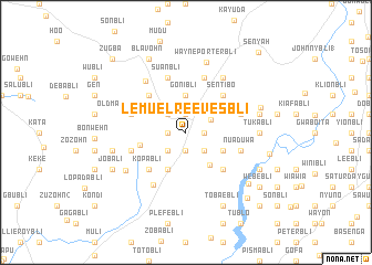 map of Lemuel Reevesbli