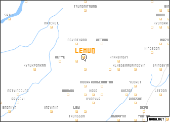 map of Lèmun