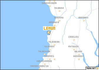 map of Le-mun