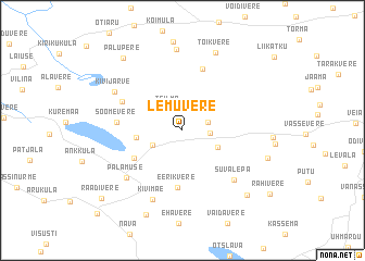 map of Lemuvere