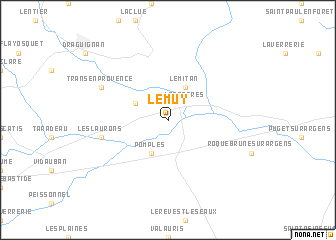 map of Le Muy