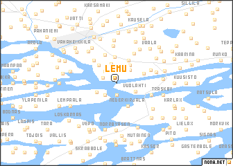 map of Lemu