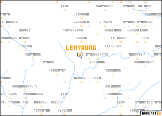 map of Lemyaung