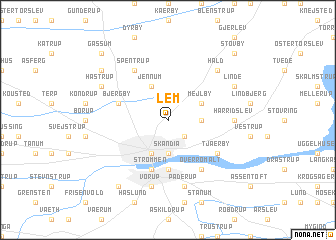 map of Lem