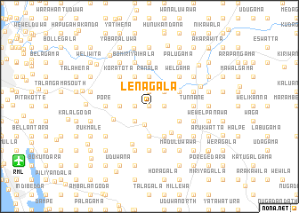map of Lenagala