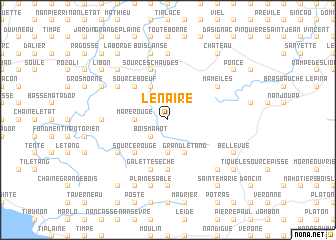 map of Lenaire