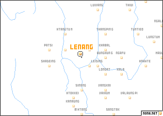 map of Lenang