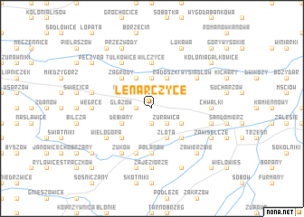 map of Lenarczyce