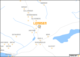 map of Lenåsen
