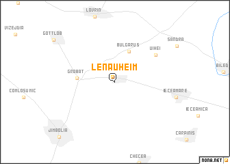 map of Lenauheim