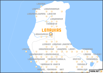 map of Lenaükas