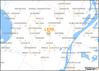 map of Leña