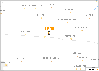 map of Lena