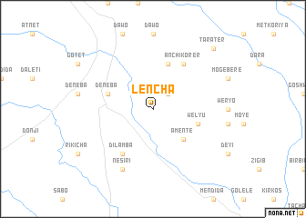 map of Lēnchʼa