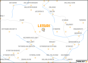 map of Lendak