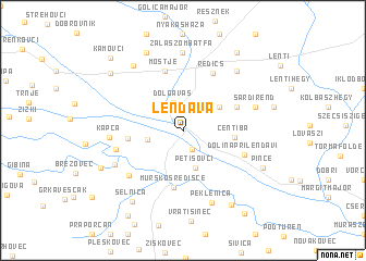 map of Lendava