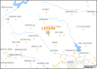 map of Lendaw