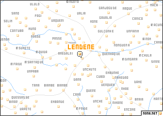 map of Lendene