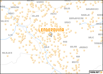 map of Lenđerovina