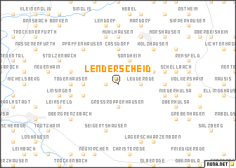 map of Lenderscheid