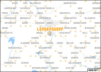 map of Lendersdorf