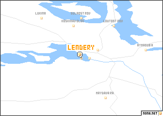 map of Lendery