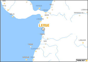 map of Lende
