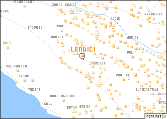 map of Lendići