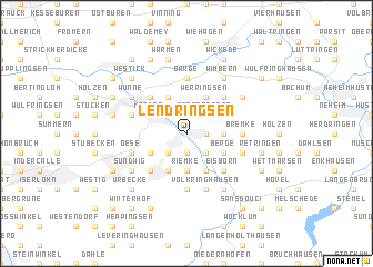 map of Lendringsen