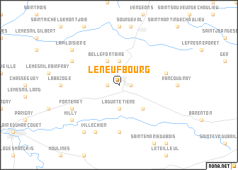 map of Le Neufbourg