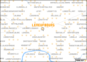 map of Le Neufbourg