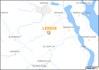 map of Leneva