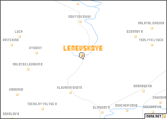 map of Lenevskoye