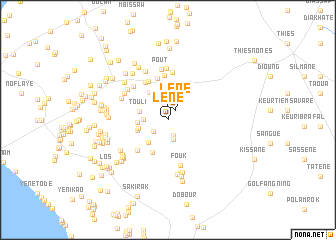 map of Lène