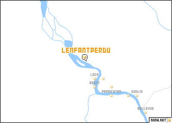 map of LʼEnfant Perdu
