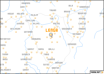 map of Leñga