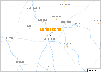 map of Lengékoro