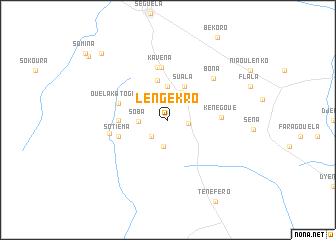 map of Lengékro