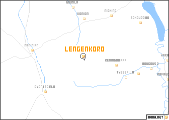 map of Lengenkoro
